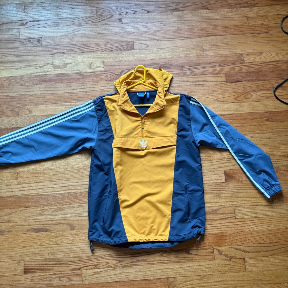Adidas Gold and Navy Jacket